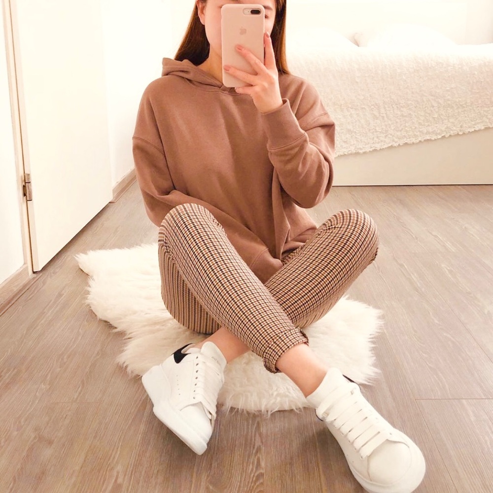 NWT Zara Blogger Fav High Waisted Plaid Leggings - Picture 5 of 8